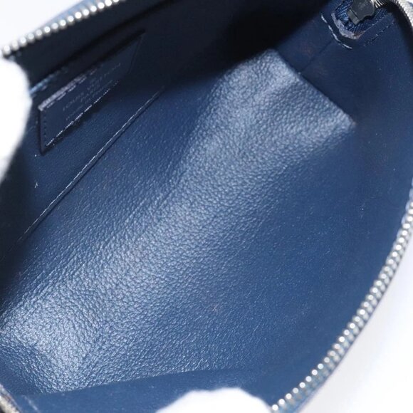 LOUIS VUITTON Epi Pochette Cosmetic PM Cosmetic Pouch Andigo blue - Picture 9 of 15